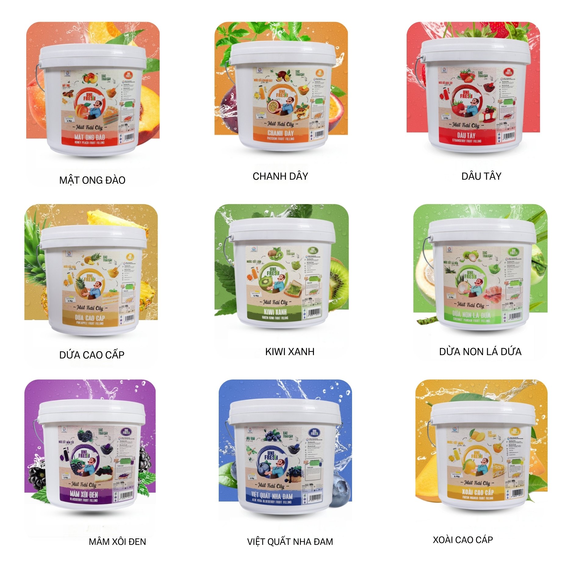 UNIFRESH Fruits Filling 5KG